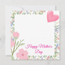 Grattis på Mors Dag - Elegant Kort