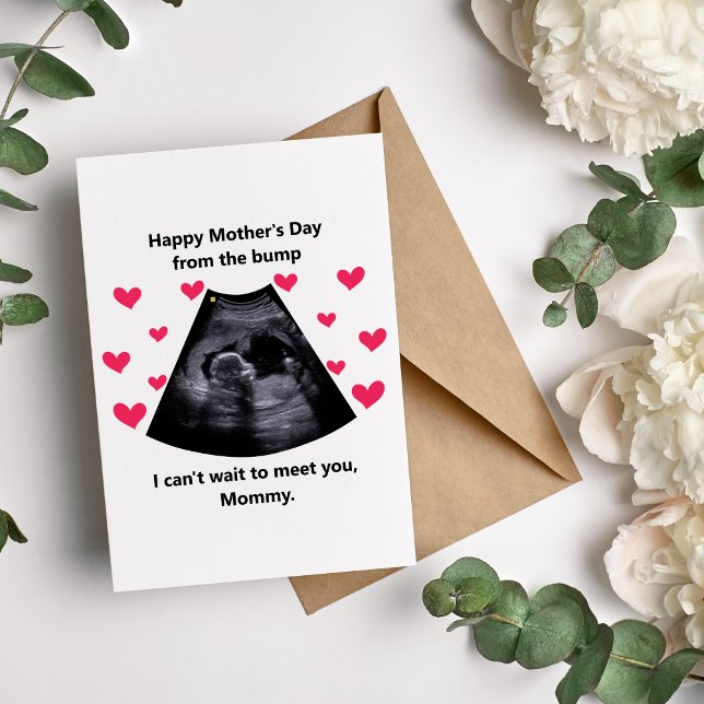 Grattis på mors dag från The Bump Ultraljudskort Helgkort (Skapare uppladdad)