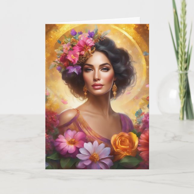 Grattis på mors dag helgkort (Framsida)