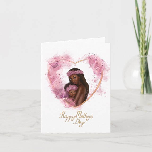 Grattis på mors dag helgkort (Framsida)