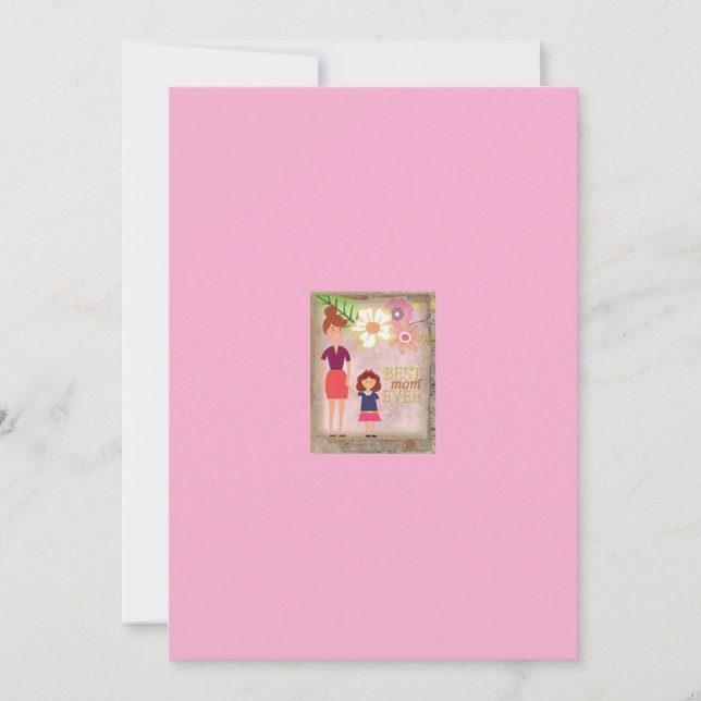 Grattis på mors dag kort (Framsida)