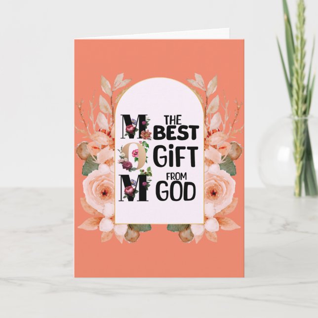 Grattis på mors dag kort (Framsida)