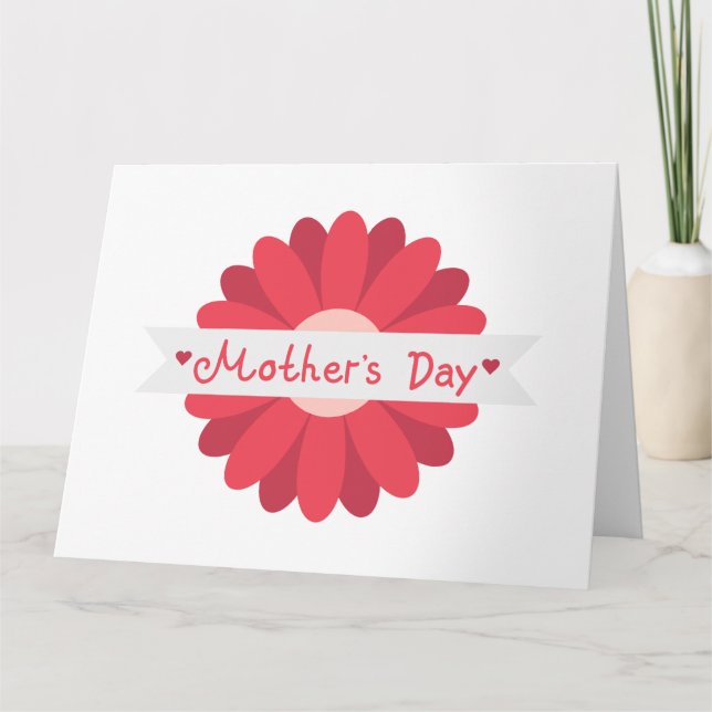 Grattis på mors dag kort (Framsida)