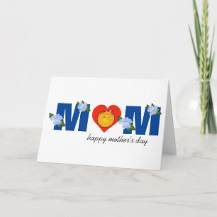 Grattis på mors dag, mamma gratulationskort kort