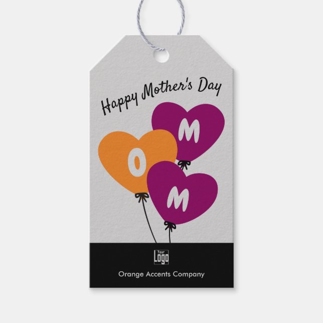 Grattis på Mors Dag Socialt Samlingsinlägg Presentetikett (Framsidan)