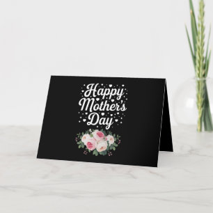 Grattis på mors dag Söt blommig mamma mormor fru Tack Kort