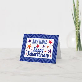 Grattis på nykterhetsjubileum Personlig nykterhets Kort