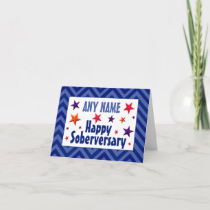 Grattis på nykterhetsjubileum Personlig nykterhets Kort