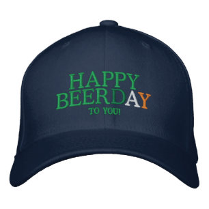 Grattis på ÖLdag! Broderad Keps