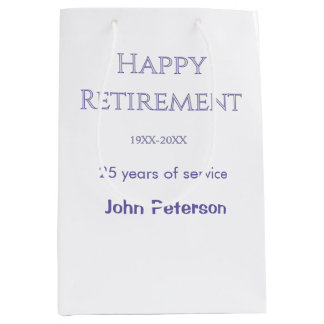Grattis på pensionen grått namn år tjänsteår