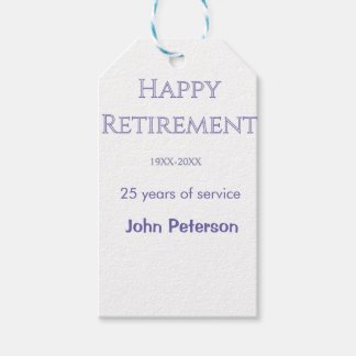 Grattis på pensionen grått namn år tjänsteår presentetikett