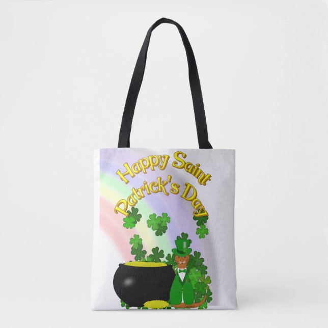 “Grattis på Saint Patrick’s Day Oliver.” Tygkasse (Framsida)