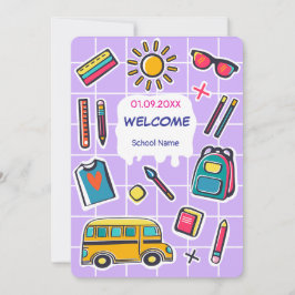 Grattis på skolans första dag VÄLKOMNA Inbjudningar