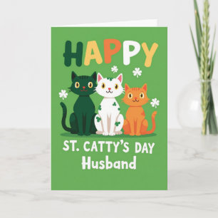 Grattis på St Cattys dag, kära make Kort