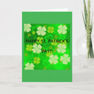 Grattis på St. Patricks dag kort