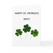 Grattis på St. Patricks dag kort