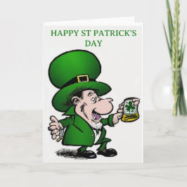 Grattis på St. Patricks dag-kort Kort