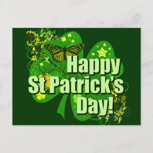 Grattis på St. Patricks dag Vykort