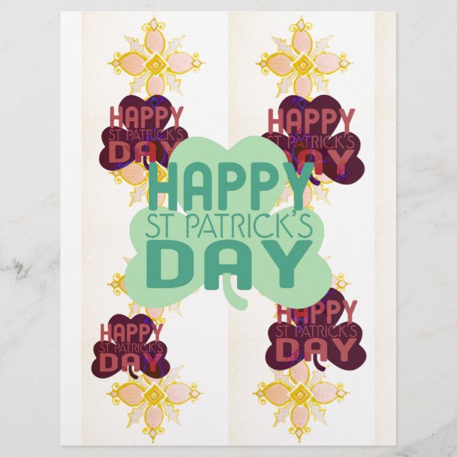 Grattis på St. Patrick's Day (Framsida)