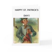 Grattis på St. Patrick's Day kort