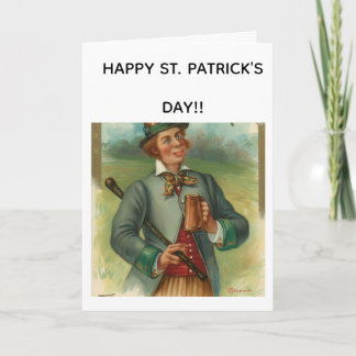 Grattis på St. Patrick's Day kort