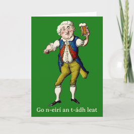 Grattis på St. Patrick's Day-kort Kort