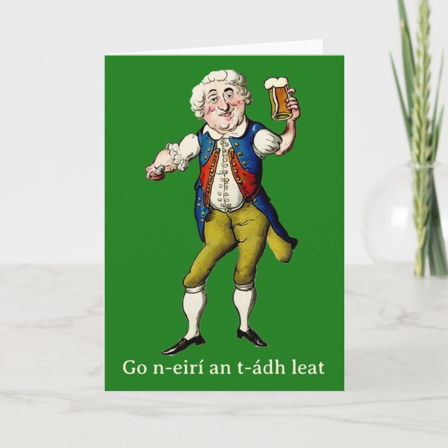 Grattis på St. Patrick's Day-kort Kort (Framsida)