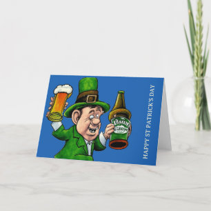 Grattis på St. Patrick's Day-kort Kort