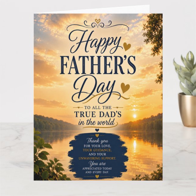 Grattis Pappa på fars dag Kort (Liten växt)