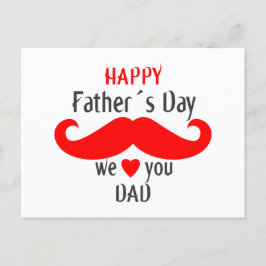 grattis pappa på fars dag vi älskar dig pappa vykort