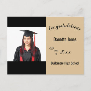 Grattis Photo Year School Postca Vykort