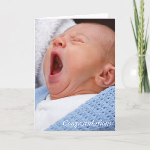 Grattis pojke/son-kort kort