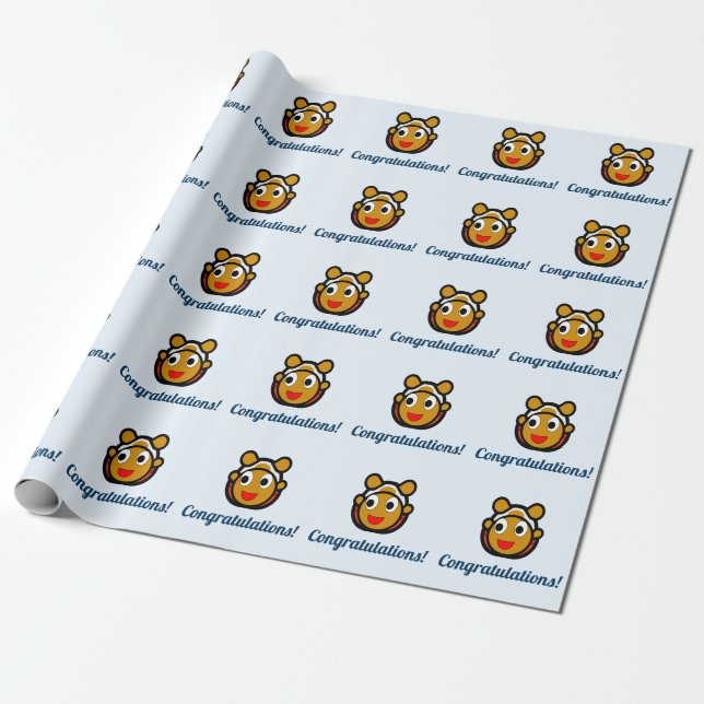 Grattis presentpapper (Utrullad)