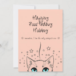 Grattis Purr-födelsedagen ( Födelsedagen ) önsknin Julkort