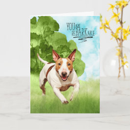 Grattis reBARKable Bullterrier Hund Kort