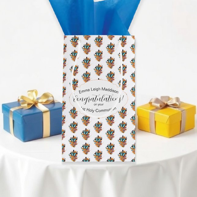 Grattis religiöst evenemang fjäril kors (Skapare uppladdad)