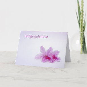 Grattis - Rhododendronshälsningkort Kort