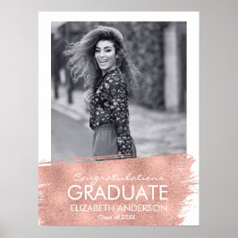 Grattis Ro Guld Photo Studenten Sign Poster