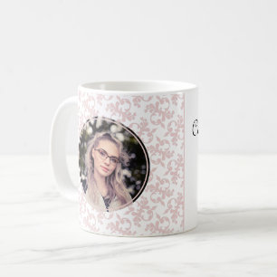 Grattis Rosa Rococo Examen Foto Kaffe Kaffemugg