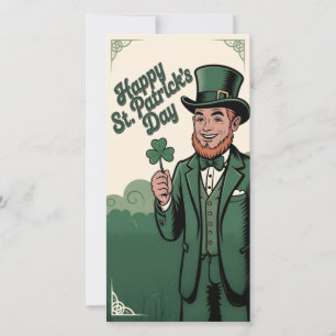 Grattis St. Patrick’s Day Vintage Leprechaun