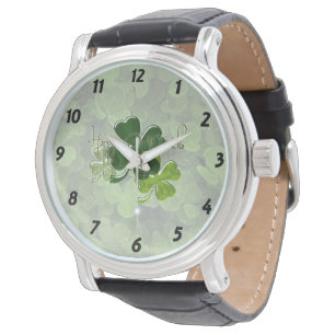 Grattis St. Patrick's Day Armbandsur