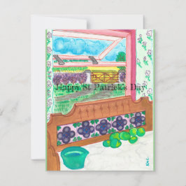 Grattis St Patrick's Day Julkort