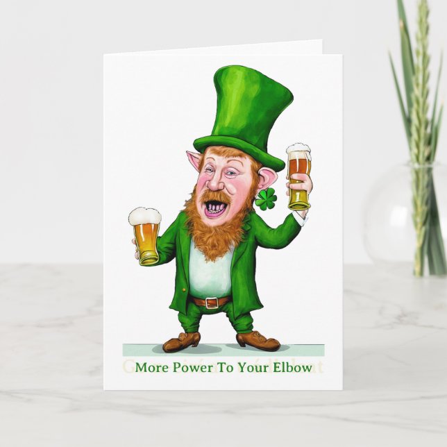 Grattis St. Patrick's Day-kort Kort (Framsida)