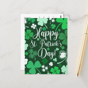 Grattis St. Patrick's Day Vykort