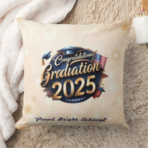 "Grattis Student 2025" Kudde