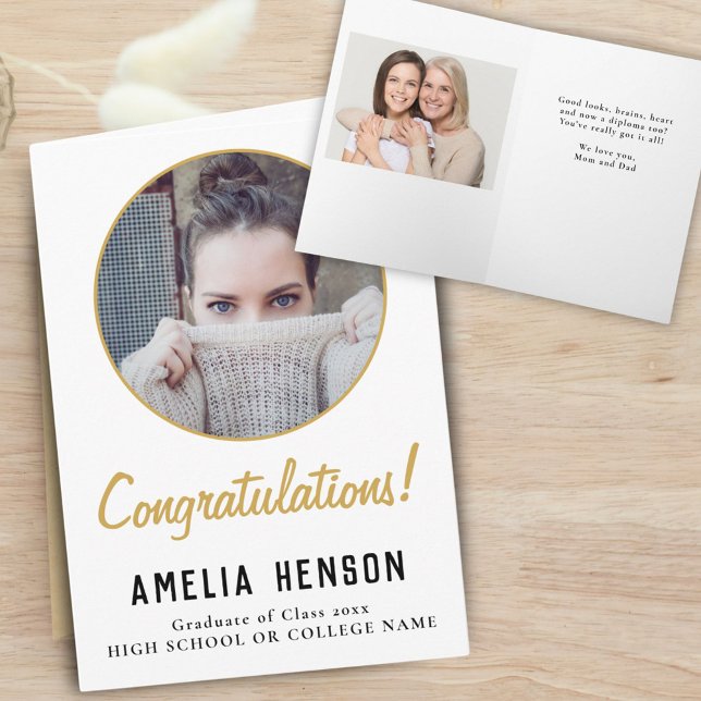 Grattis Student 2 Photo Studenten Kort (Skapare uppladdad)