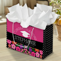Grattis Student Girly Flowers Studenten