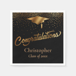Grattis Student, Guld på Svarta havet Pappersservett