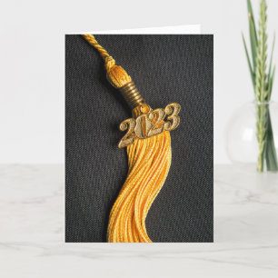 Grattis Student klass 2023 Tassel Helgkort