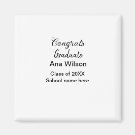 grattis student lägg till namn-klassskola magnet